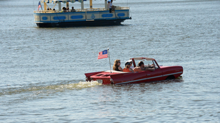 Watch Jason Drive An Amphicar Across A Lake